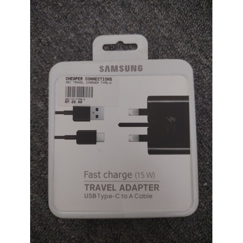 SAMSUNG 15W TYPE-C 充电头和数据线