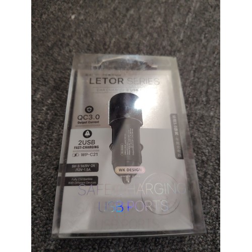 WK LETOR 车充 QC3.0 WP-C21