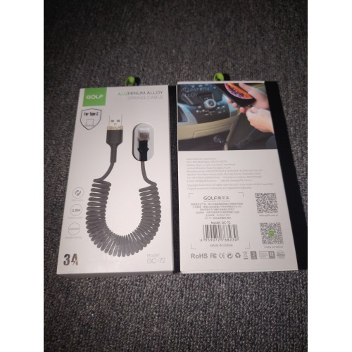 GOLF GC-72 TYPE-C 3A数据线
