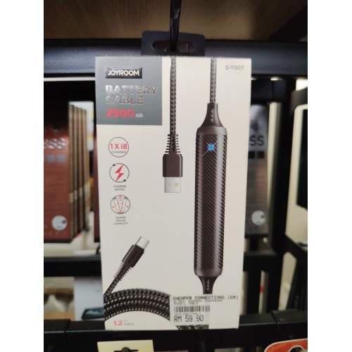 JOYROOM 2500MAH BATTERY S-T507 TYPE-C 数据线