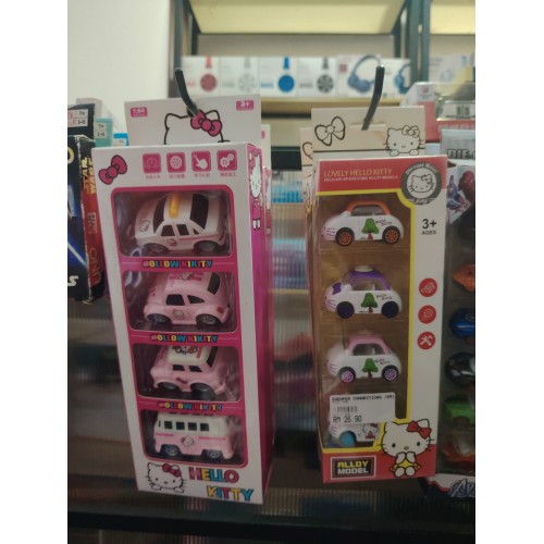 KITTY猫 4架迷你车 NO.8813
