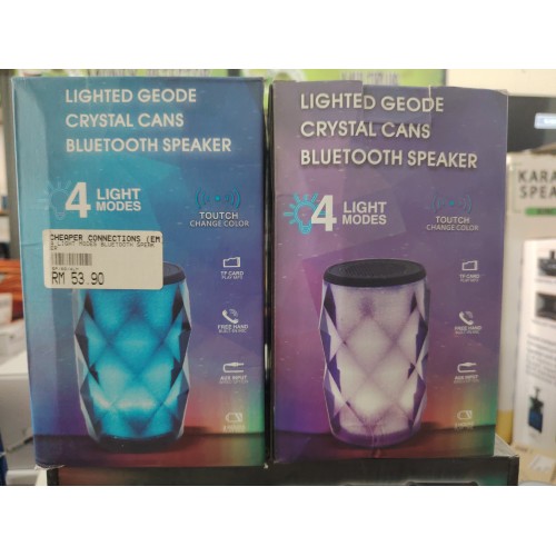 LIGHTED GEODE CRYSTAL CANS 蓝牙音响