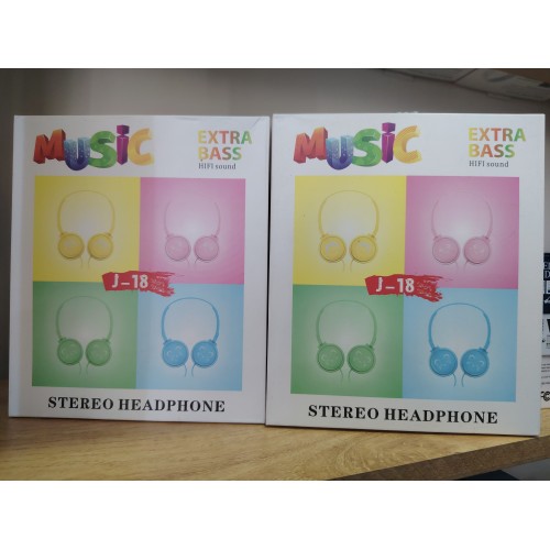 J-18 STEREO 耳机 