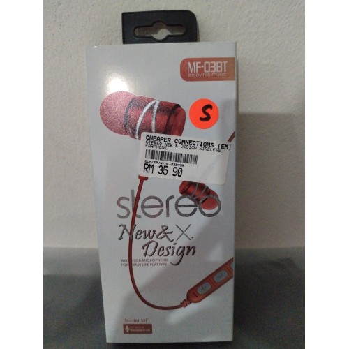 STEREO NEW & DEISIGN MF-3BT 耳机